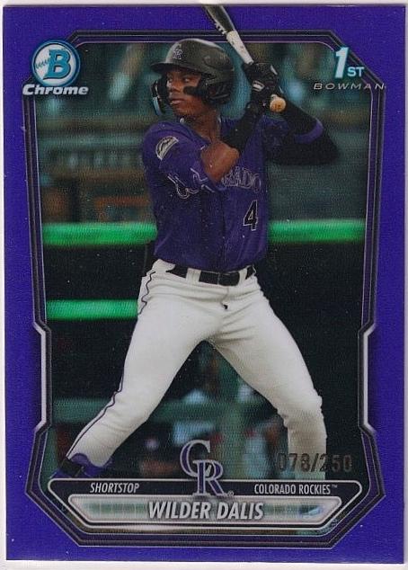 2026 Bowman Chrome Prospect Wilder Dalis [Purple Refractor] #BCP-150 card