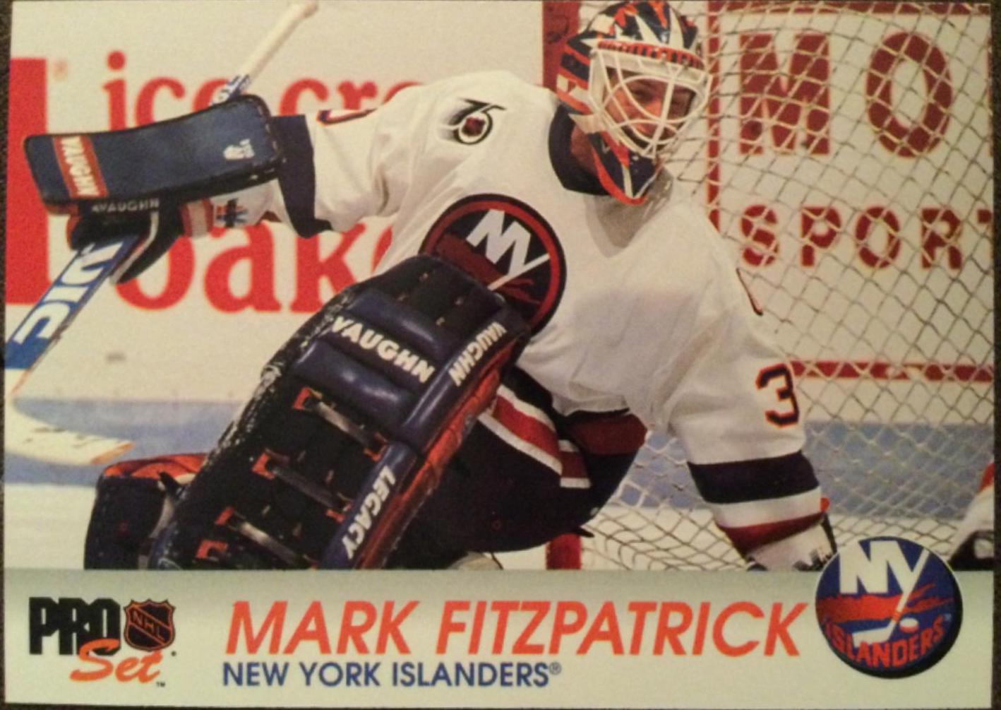 Mark Fitzpatrick #107 Hockey Cards 1992 Pro Set