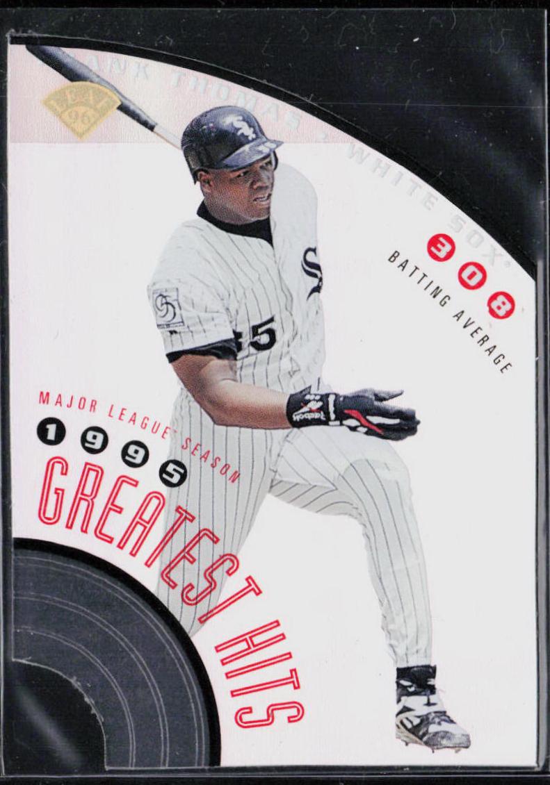 Frank Thomas #6 Baseball Cards 1996 Leaf Frank Thomas Greatest Hits