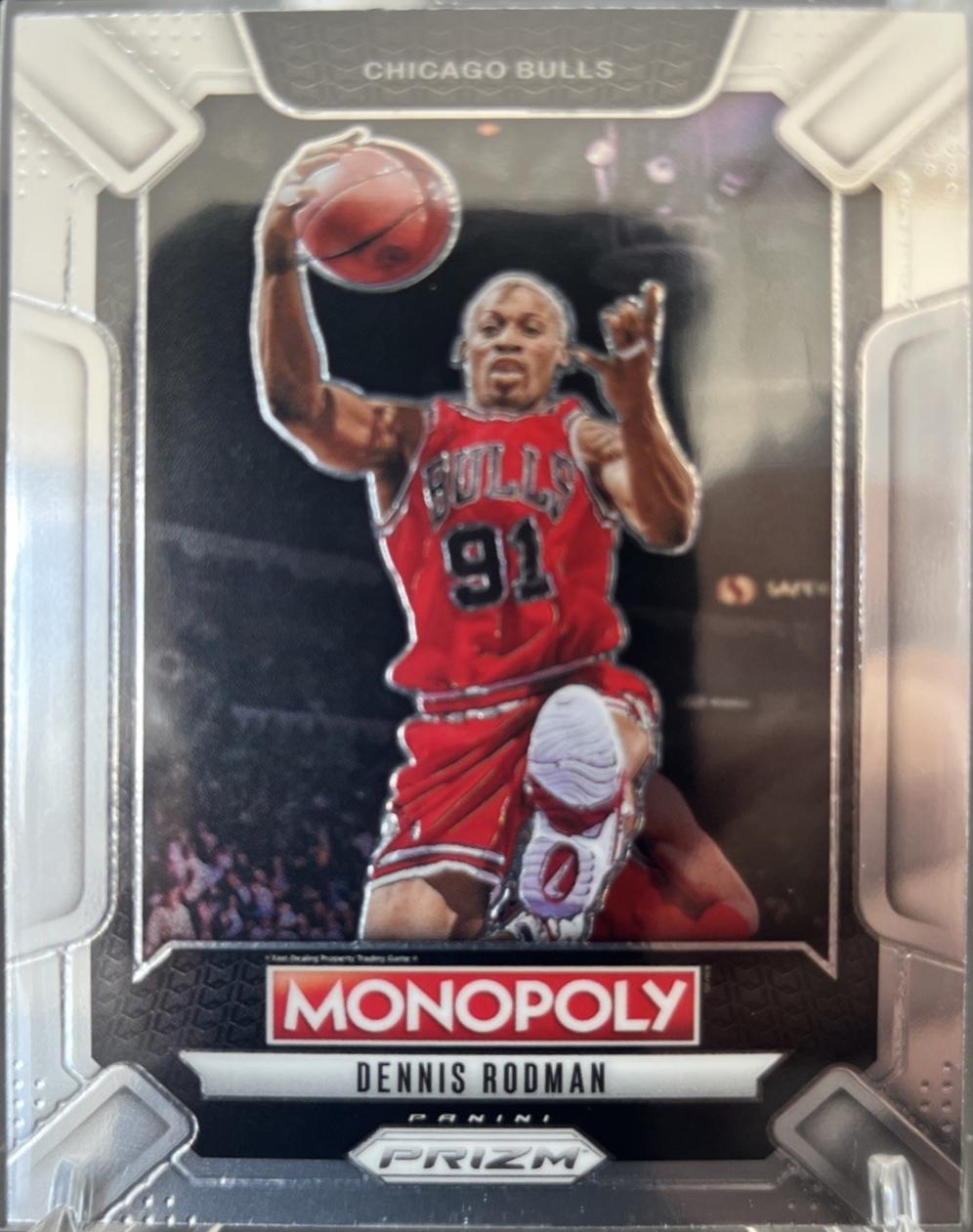 Dennis Rodman #LEG7 Basketball Cards 2024 Panini Prizm Monopoly Legends