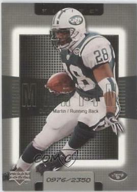 Curtis Martin #25 Football Cards 2003 Upper Deck Finite