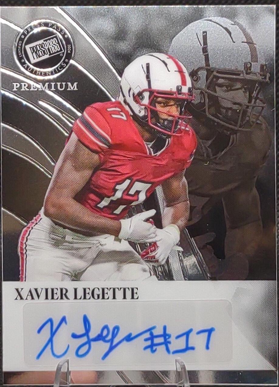 Xavier Legette #RA-XL1 2024 Press Pass Premium Retro Autograph Football
