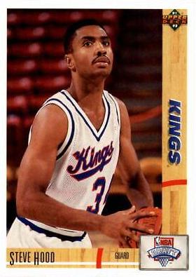Steve Hood #21 Basketball Cards 1991 Upper Deck