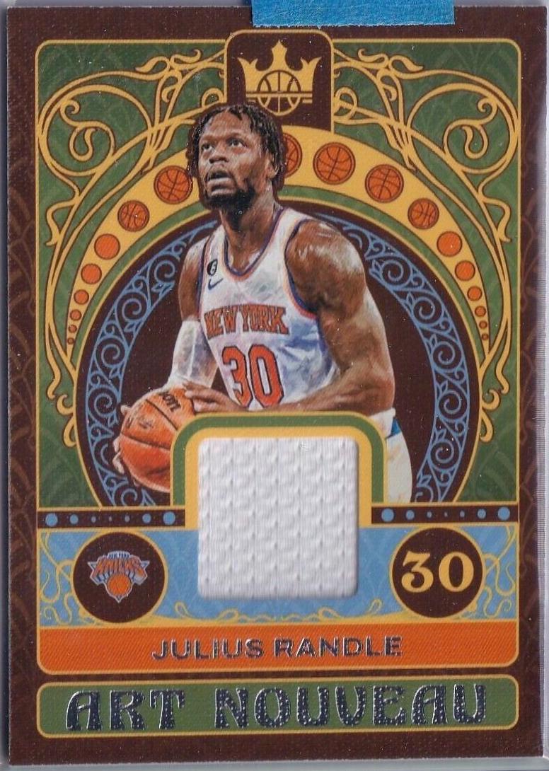 Julius Randle #AN-JRN Basketball Cards 2022 Panini Court Kings Art Nouveau