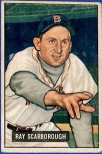 Ray Scarborough #39 Baseball Cards 1951 Bowman