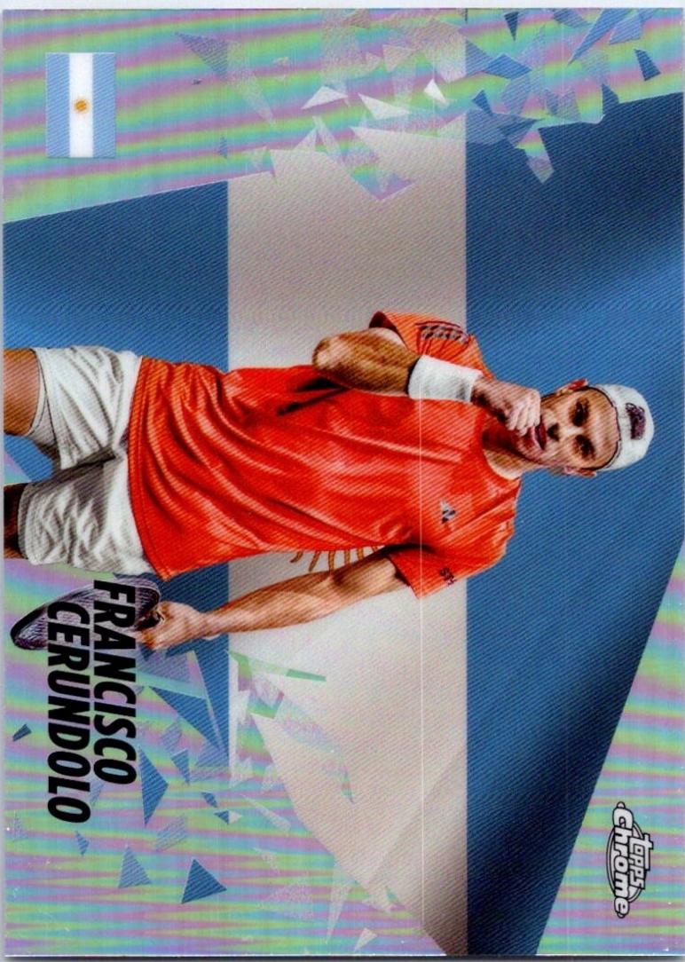Francisco Cerundolo #PPR-FC Tennis Cards 2024 Topps Chrome Patriotic Pride
