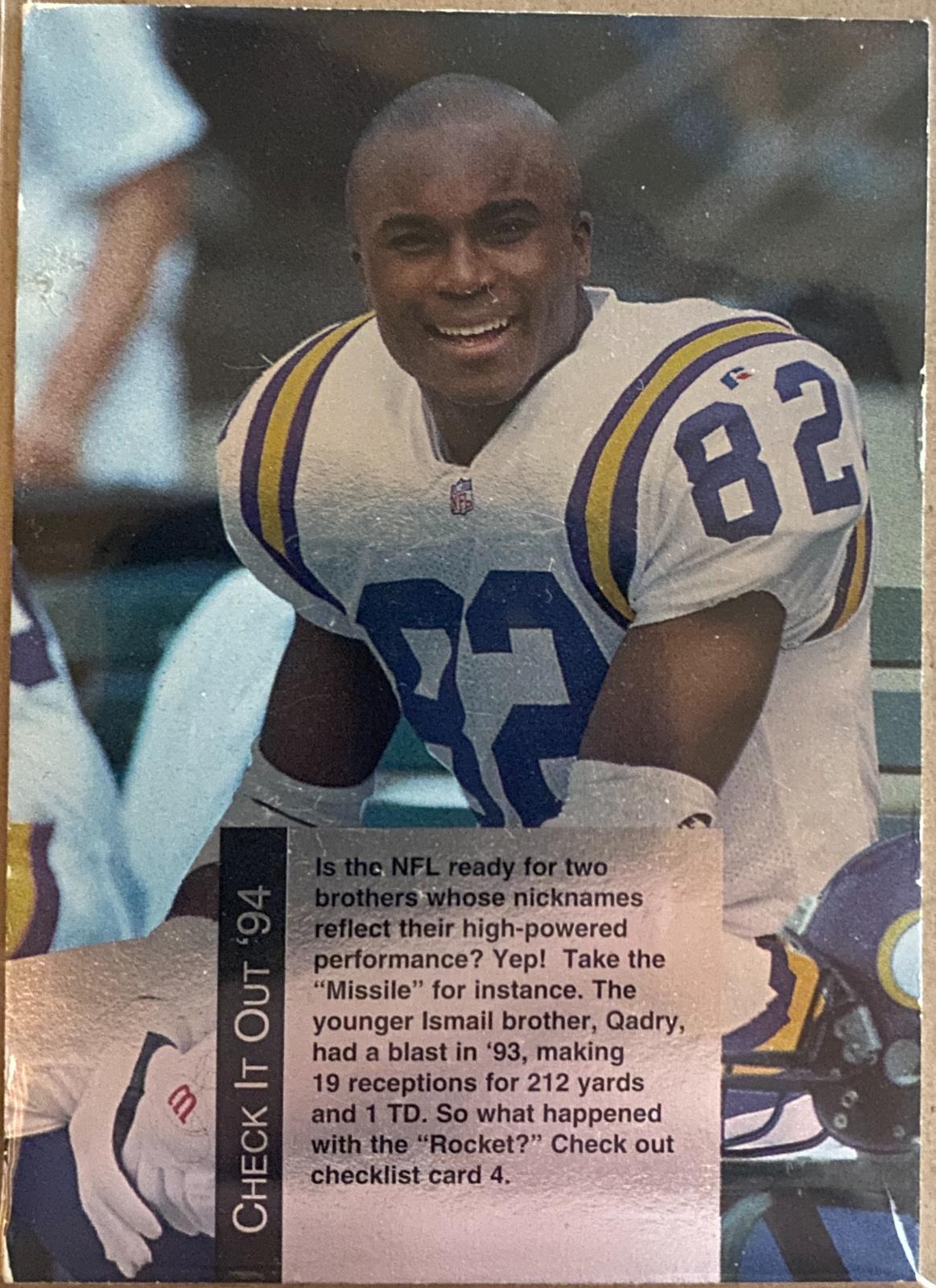 Checklists #3 Of 10 #3 Football Cards 1994 Playoff