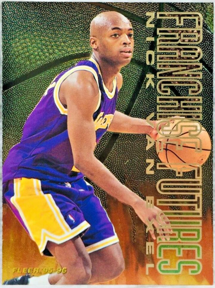 Nick Van Exel #8 Basketball Cards 1995 Fleer Franchise Futures