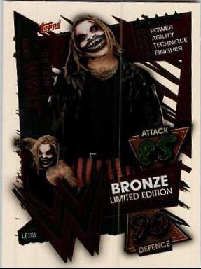 The Fiend' Bray Wyatt #LE3B Wrestling Cards 2021 Topps Slam Attax WWE Limited Edition Bronze