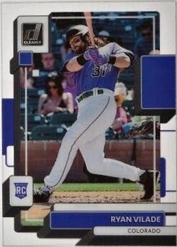 Ryan Vilade #27 Baseball Cards 2022 Panini Chronicles Clearly Donruss