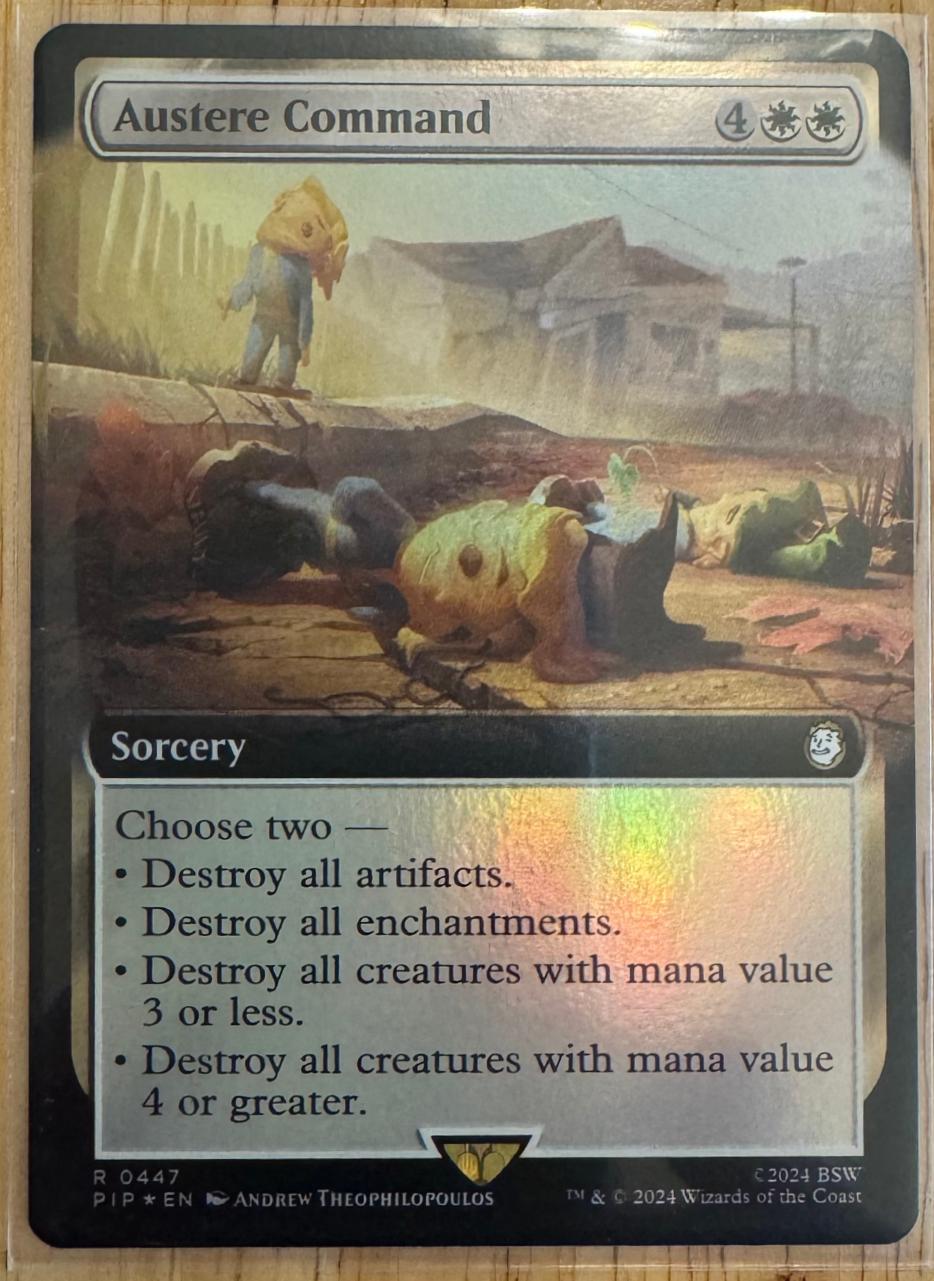 Austere Command #447 Magic Fallout