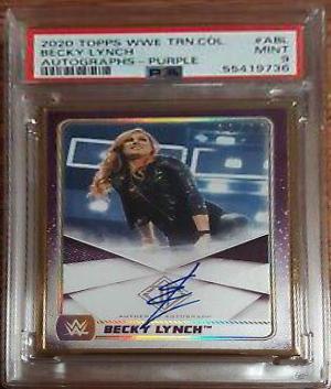 Becky Lynch #A-BL Wrestling Cards 2020 Topps WWE Transcendent Autographs
