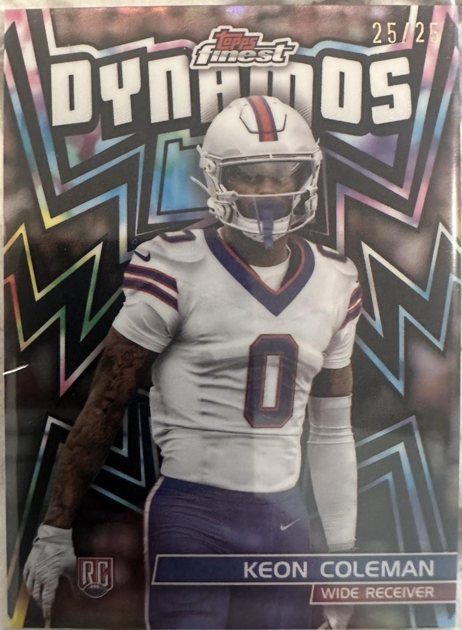 Keon Coleman [Black Refractor] #DYN-16