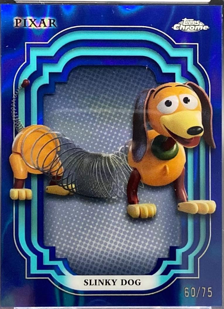 Slinky Dog [Dark Blue Light Blue Lava Refractor] #66