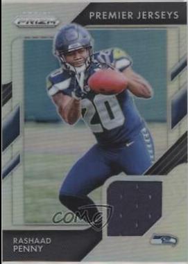 Rashaad Penny #PP-10 Football Cards 2018 Panini Prizm Premier Jerseys