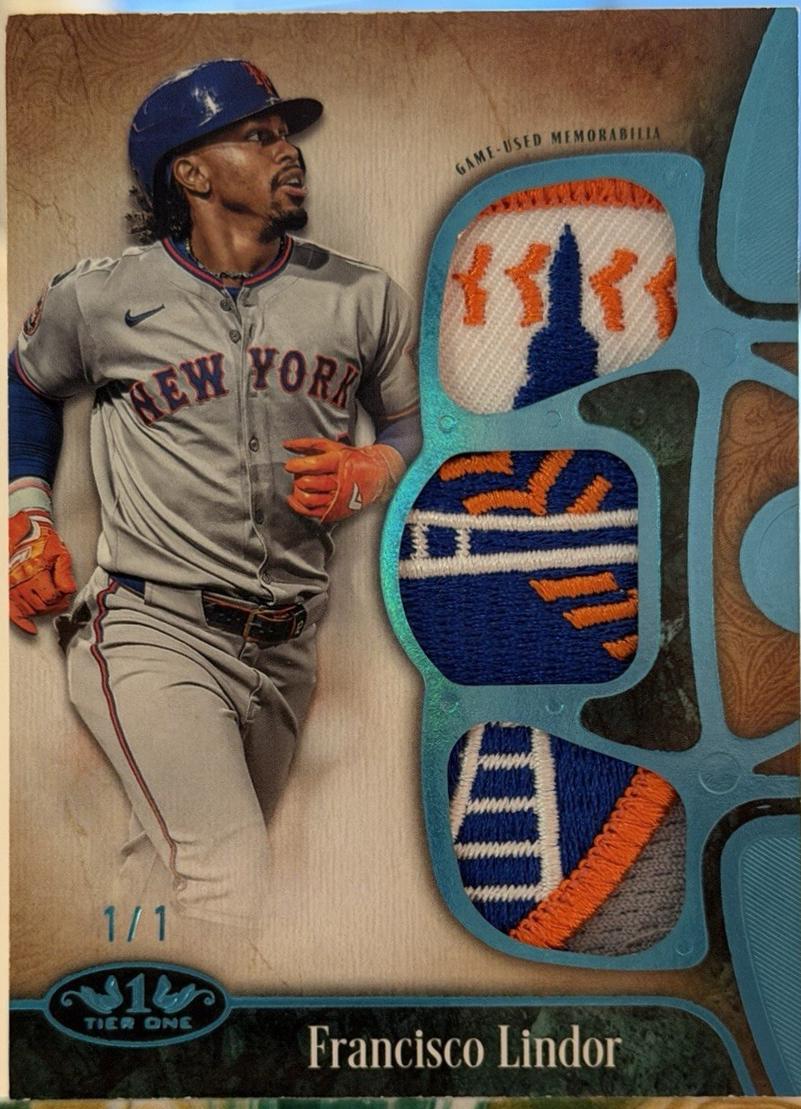 Francisco Lindor #T1R-FL 2026 Topps Tier One Baseball Tier One Relics