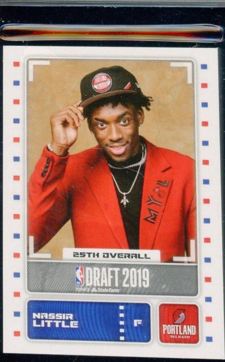 Nassir Little #95 Basketball Cards 2019 Panini Stickers