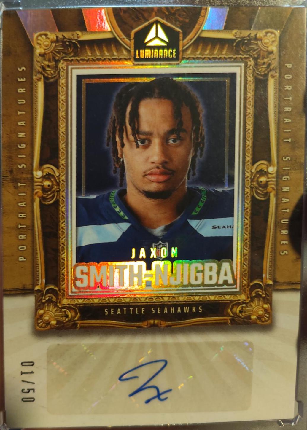 Jaxon Smith-Njigba[GOLD] #PS-JSN Prices | 2024 Panini Luminance ...