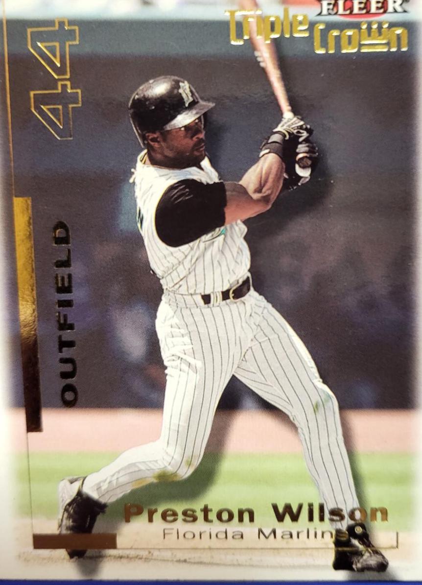 Preston Wilson #10 Baseball Cards 2001 Fleer Triple Crown