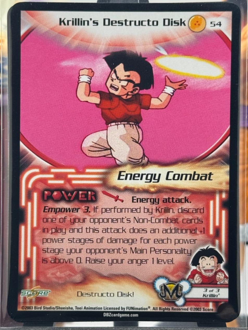 Krillin's Destructo Disk 54 Dragon Ball Z Kid Buu Saga