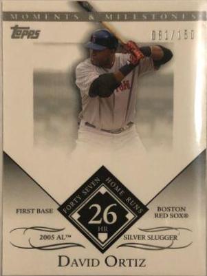 David Ortiz #104 2007 Topps Moments & Milestones Baseball