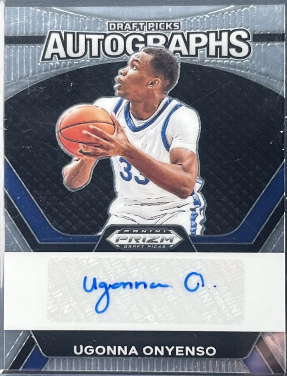 Ugonna Onyenso #DPA-UGO Basketball Cards 2024 Panini Prizm Draft Picks Autograph