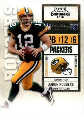 Aaron Rodgers #34 Football Cards 2010 Playoff Contenders