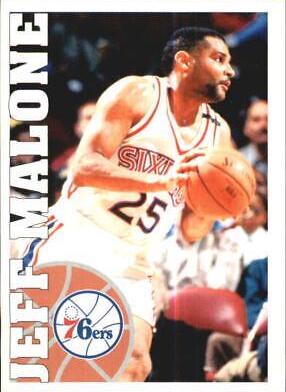Jeff Malone #50 Basketball Cards 1995 Panini Stickers