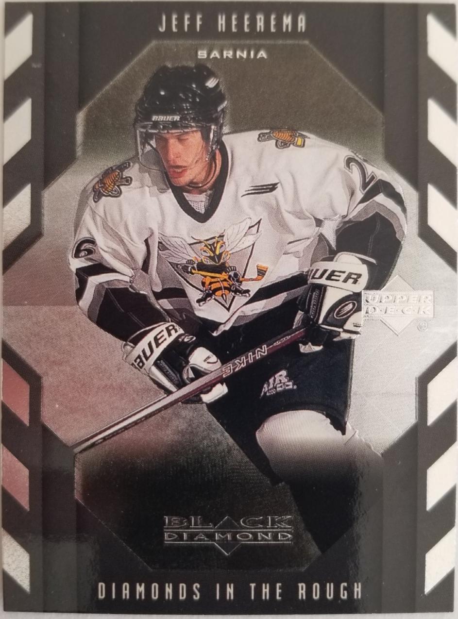 Jeff Heerema #110 1999 Upper Deck Black Diamond Hockey