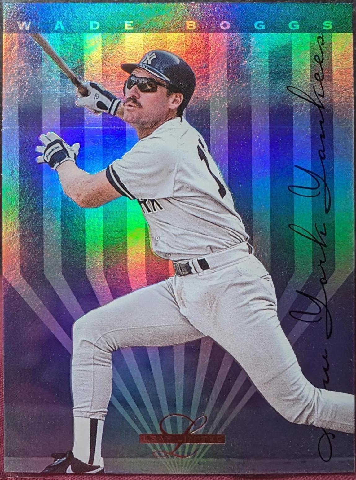 Wade Boggs #105 Baseball Cards 1995 Leaf Limited