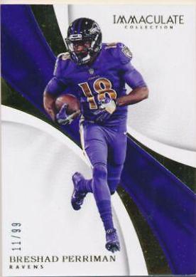 Breshad Perriman #8 Football Cards 2017 Panini Immaculate Collection