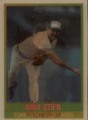 Dave Stieb #35 Baseball Cards 1989 Sportflics