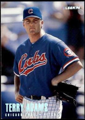 Terry Adams #U108 Baseball Cards 1996 Fleer Update