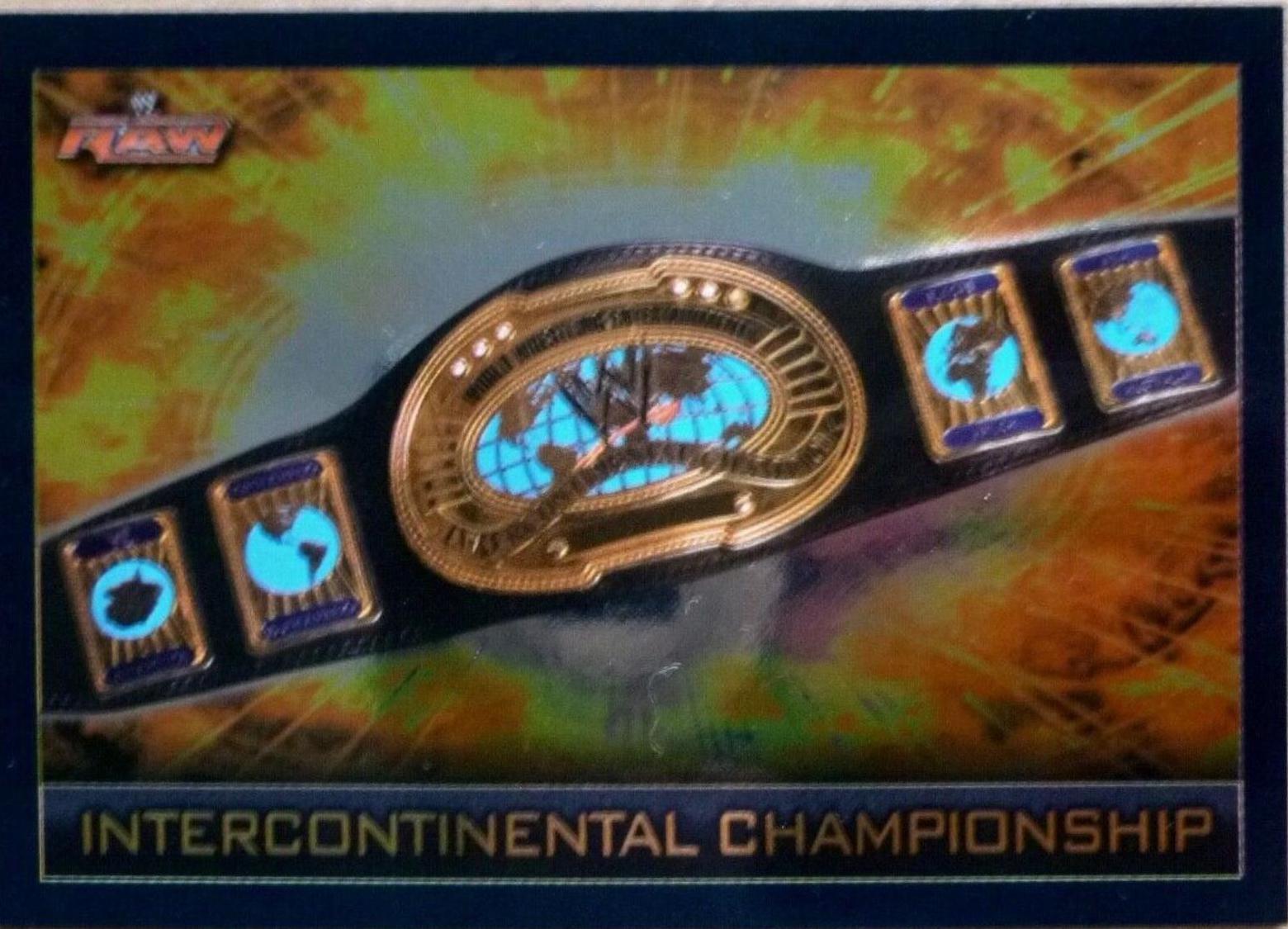 Intercontinental Championship Wrestling Cards 2008 Topps WWE Slam Attax
