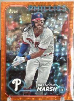 Brandon Marsh [Orange Crackle Foil] grading analysis