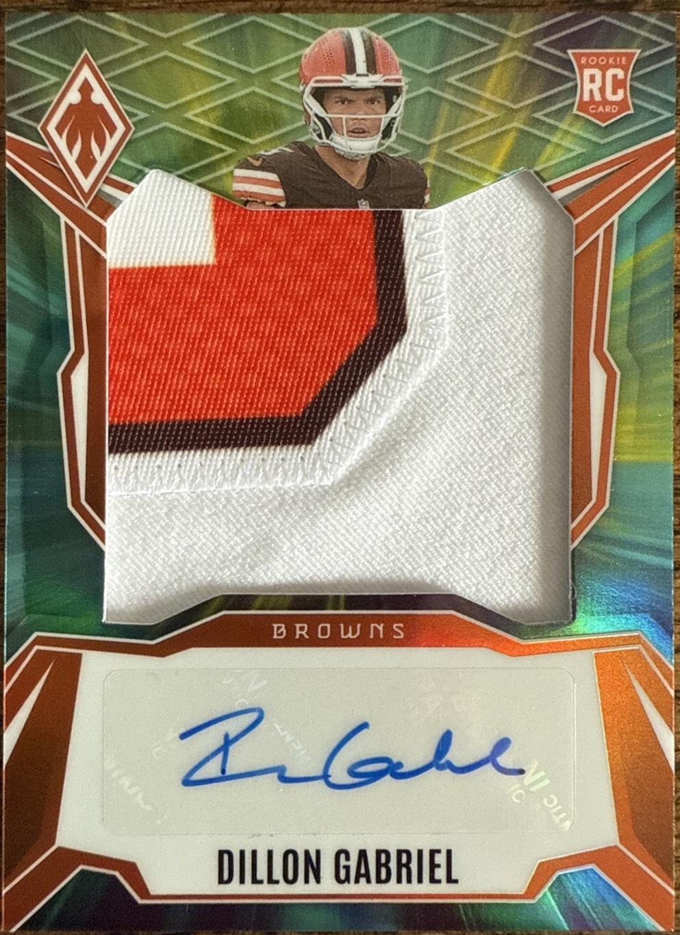Dillon Gabriel #RPS-DGL 2025 Panini Phoenix Rookie Patch Autograph Football