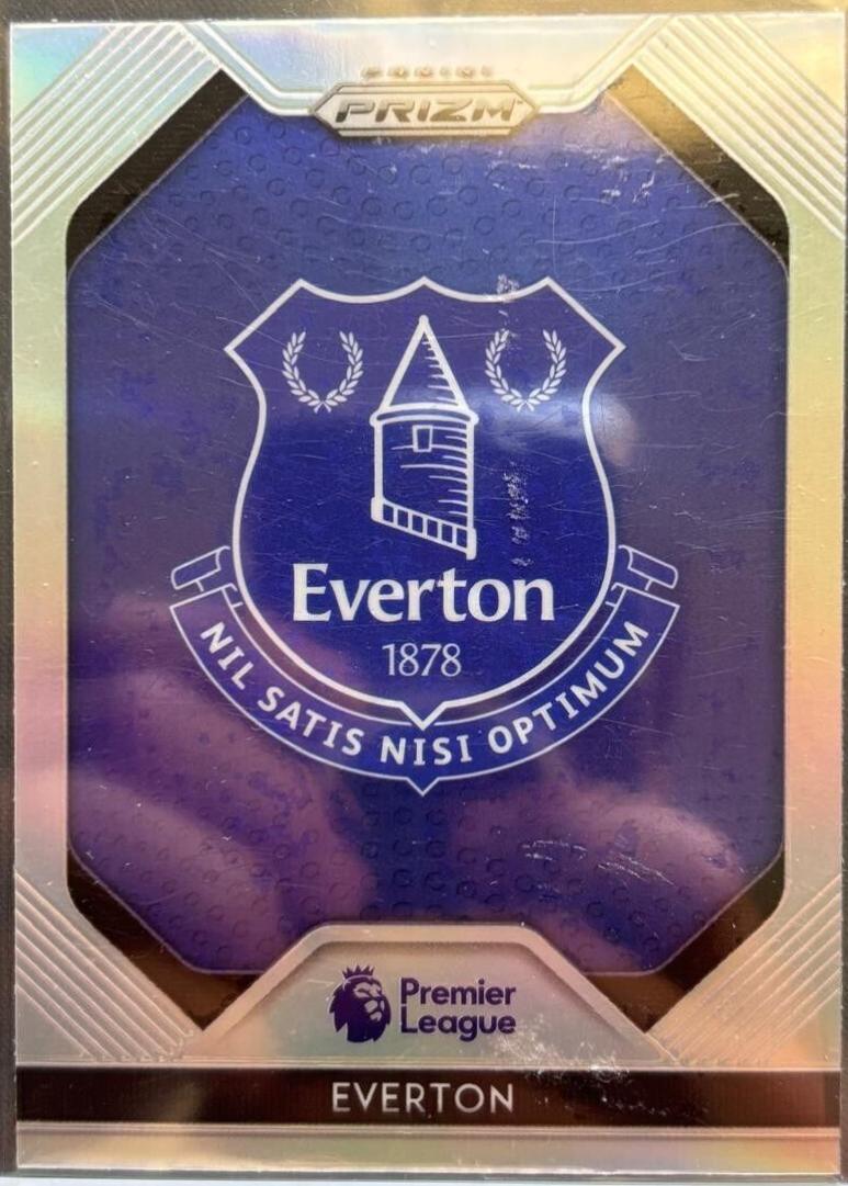 Everton #8 Soccer Cards 2020 Panini Prizm Premier League Team Logo