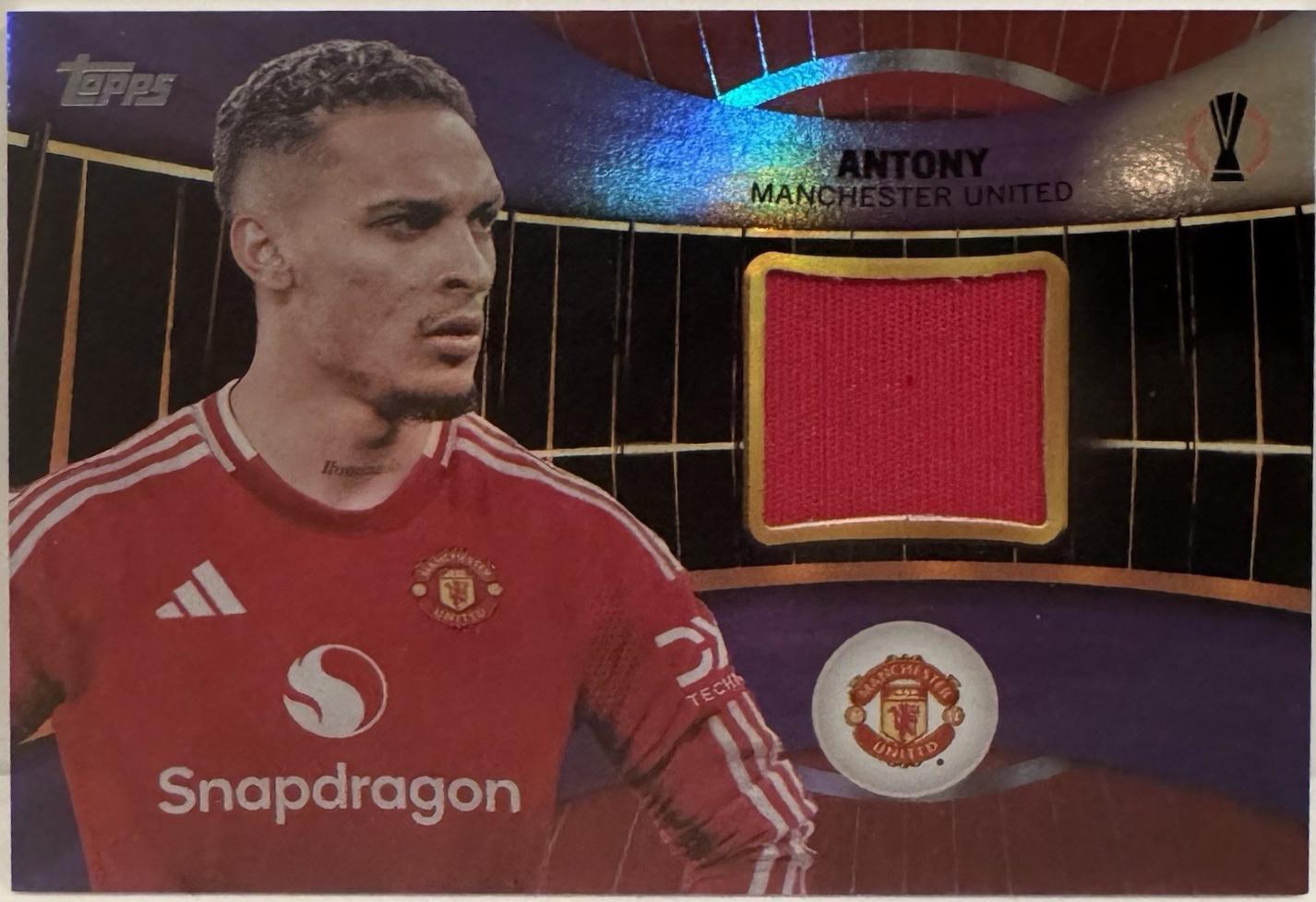Antony #SR-A 2024 Topps UEFA Superstar Relics