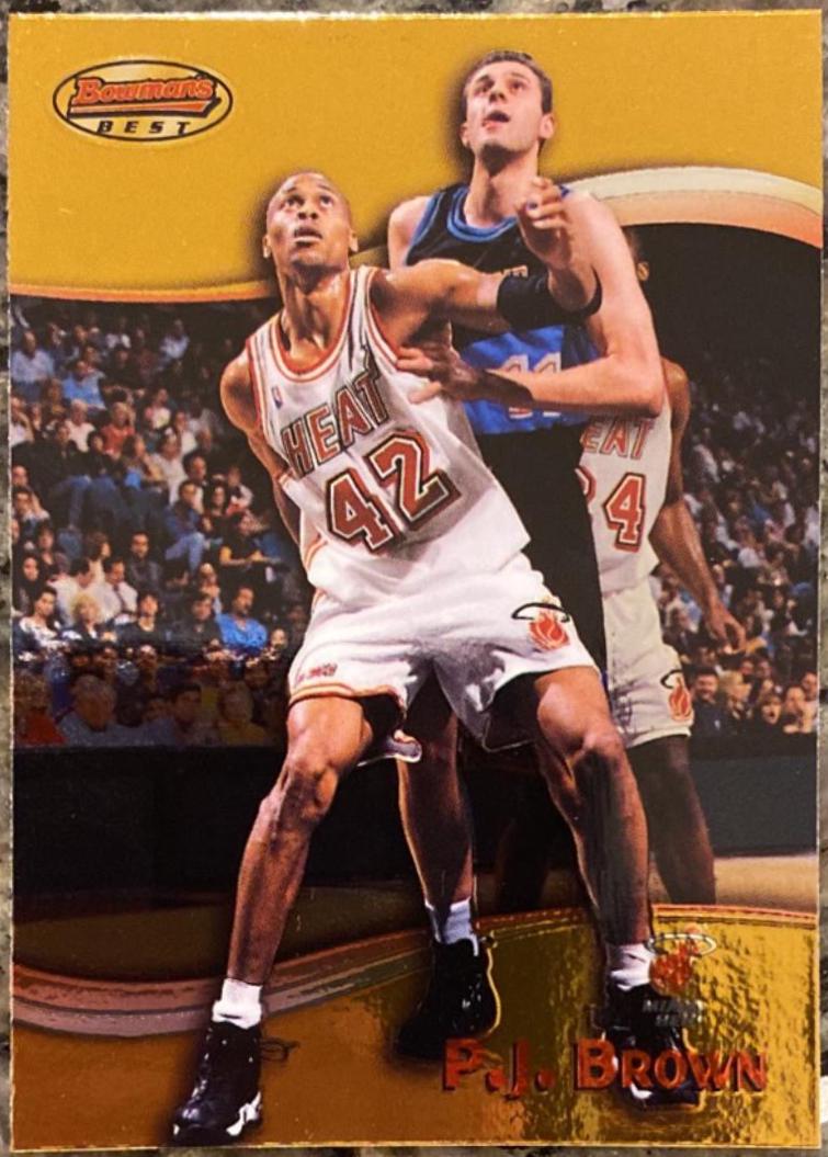 P.J. Brown #14 Basketball Cards 1998 Bowman's Best