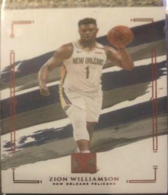 Zion Williamson #2 Basketball Cards 2020 Panini Impeccable
