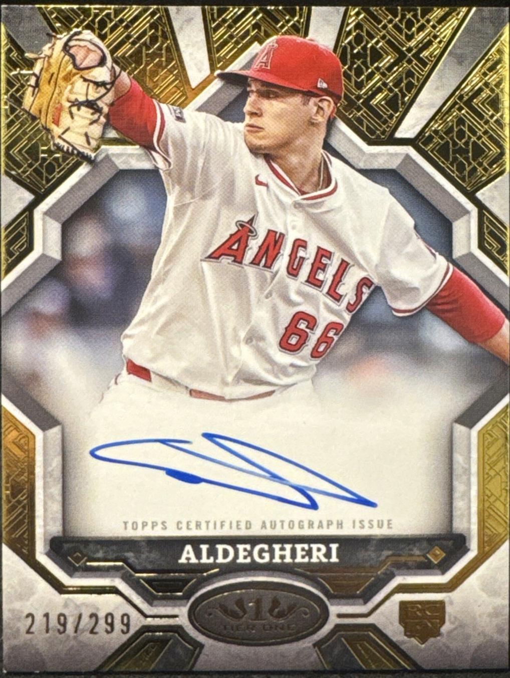 Samuel Aldegheri #BOA-SA 2025 Topps Tier One Break Out Autograph Baseball