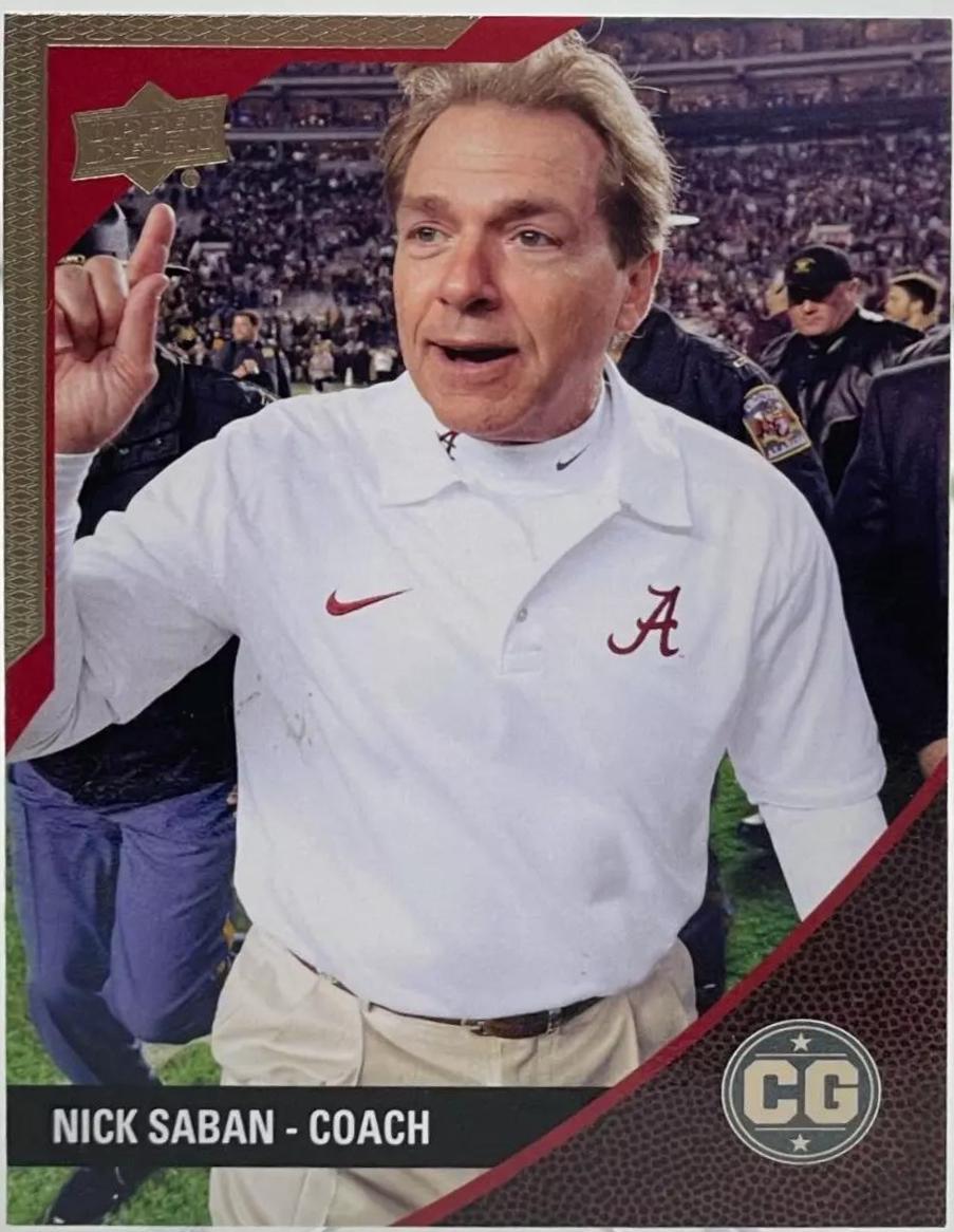 Nick Saben #7 Football Cards 2014 Upper Deck