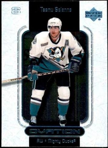 Teemu Selanne #2 Hockey Cards 1999 Upper Deck Ovation