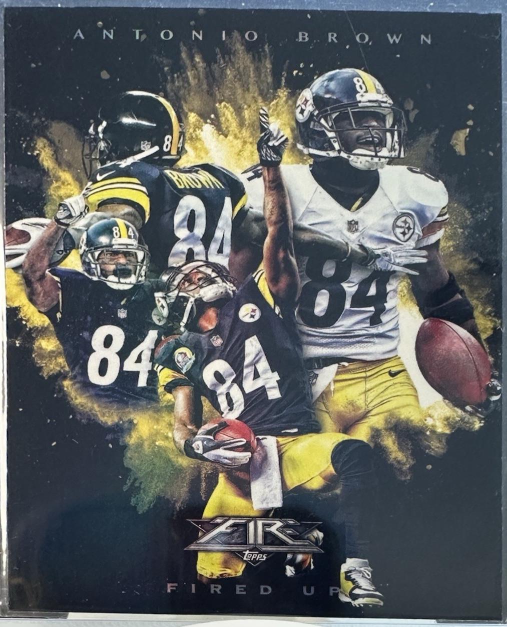 Antonio Brown #FIU-AB 2015 Topps Fire Football Fired Up