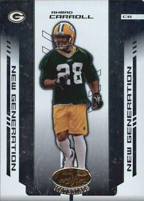 Ahmad Carroll #152 2004 Leaf Certified Materials Football