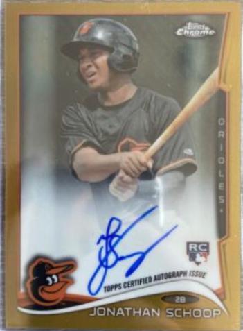 Jonathan Schoop [Autograph Gold Refractor] #33