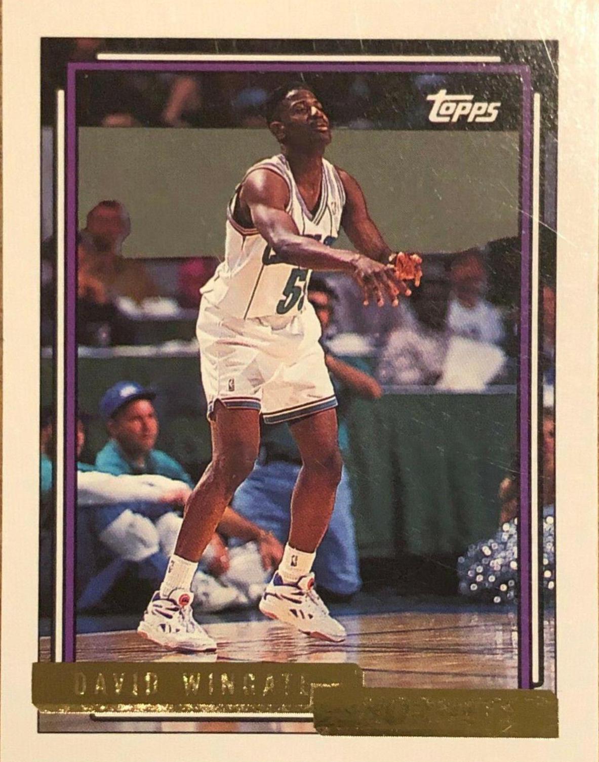 David Wingate #395 Basketball Cards 1992 Topps Gold