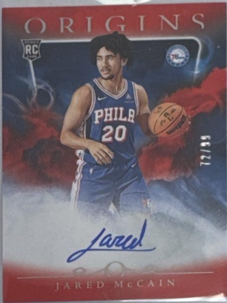 Jared McCain [Red] #RA-JMP Prices | 2024 Panini Origins Rookie 