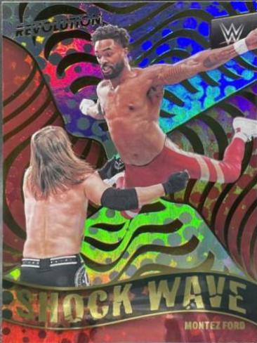 Montez Ford #8 Wrestling Cards 2022 Panini Revolution WWE Shock Wave