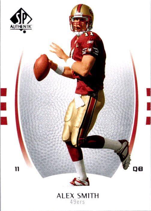 Alex Smith #3 Football Cards 2007 SP Authentic